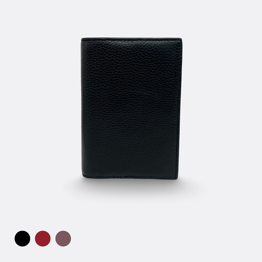 Genuine cowhide leather passport holder travel pouch