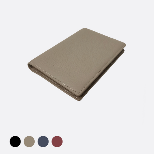 Genuine cowhide leather passport holder travel pouch