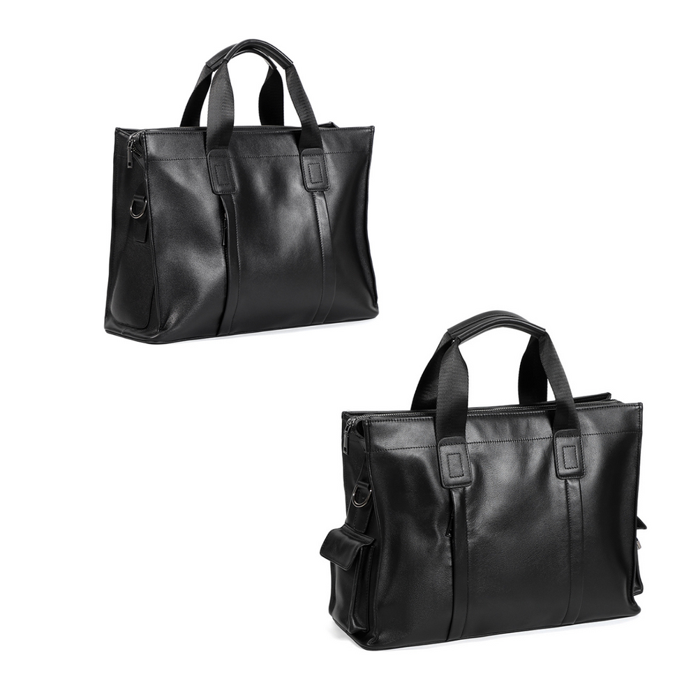 Men's genuine cowhide leather briefcase with sling-Potter design by ...